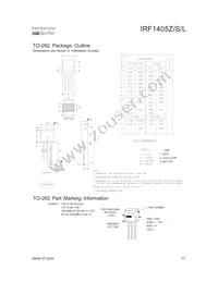 IRF1405ZTRR Datasheet Page 11