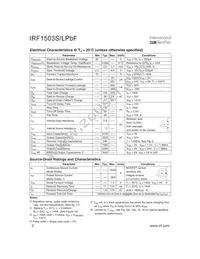 IRF1503SPBF Datasheet Page 2
