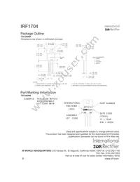 IRF1704 Datasheet Page 8