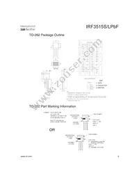 IRF3515STRLPBF Datasheet Page 9