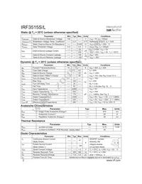 IRF3515STRR Datasheet Page 2