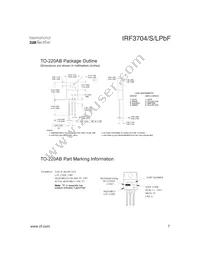 IRF3704STRRPBF Datasheet Page 7