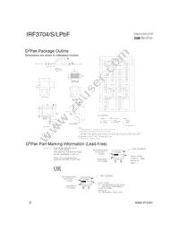 IRF3704STRRPBF Datasheet Page 8