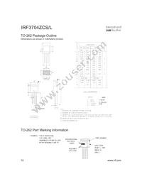 IRF3704ZCS Datasheet Page 10