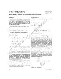 IRF3709ZCLPBF Datasheet Page 8