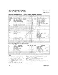 IRF3710L Datasheet Page 2