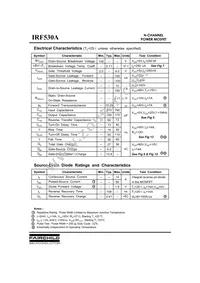 IRF530A Datasheet Page 3