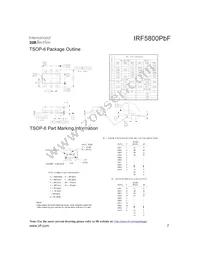 IRF5800TRPBF Datasheet Page 7