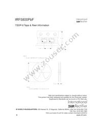 IRF5800TRPBF Datasheet Page 8