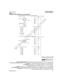 IRF5850TR Datasheet Page 9