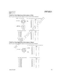 IRF5851TR Datasheet Page 13