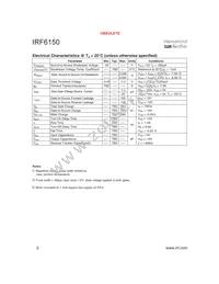 IRF6150 Datasheet Page 2
