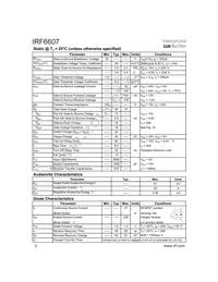 IRF6607TR1 Datasheet Page 2