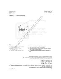 IRF6607TR1 Datasheet Page 11