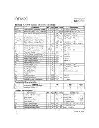 IRF6609TR1 Datasheet Page 2