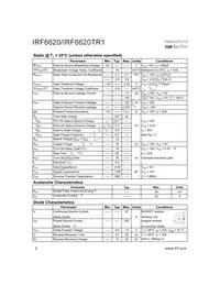 IRF6620TR1 Datasheet Page 2