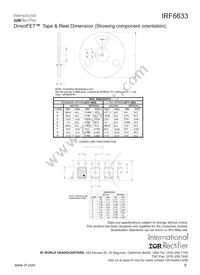 IRF6633TR1 Datasheet Page 9