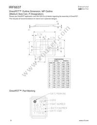 IRF6637TR1 Datasheet Page 8