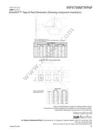 IRF6798MTRPBF Datasheet Page 9