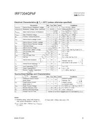 IRF7304QTRPBF Datasheet Page 2