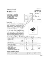 IRF7311TR Datasheet Cover