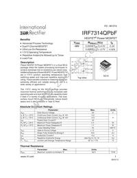 IRF7314QTRPBF Datasheet Cover