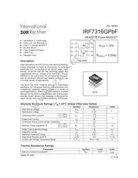 IRF7316GTRPBF Cover