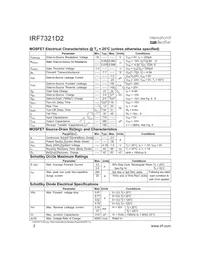 IRF7321D2TR Datasheet Page 2