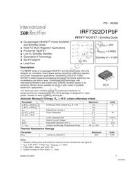 IRF7322D1PBF Datasheet Cover