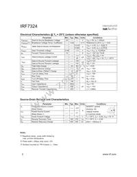 IRF7324 Datasheet Page 2