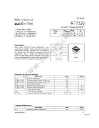 IRF7328TR Datasheet Cover