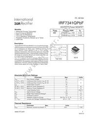 IRF7341QTRPBF Datasheet Cover