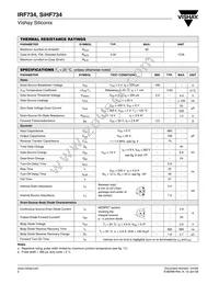 IRF734PBF Datasheet Page 2