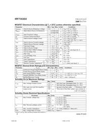 IRF7353D2 Datasheet Page 2