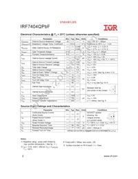 IRF7404QTRPBF Datasheet Page 2