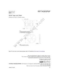 IRF7406GTRPBF Datasheet Page 9