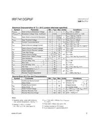 IRF7413GTRPBF Datasheet Page 2
