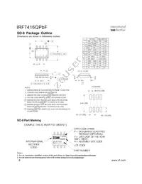 IRF7416QTRPBF Datasheet Page 8