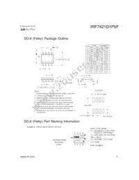 IRF7421D1PBF Datasheet Page 7