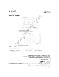 IRF7453TR Datasheet Page 8