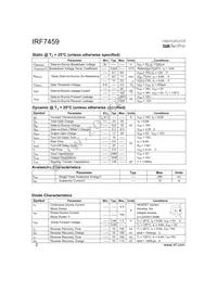 IRF7459TR Datasheet Page 2