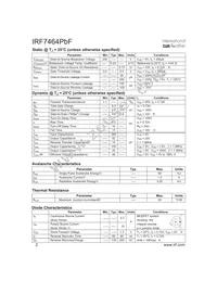 IRF7464PBF Datasheet Page 2