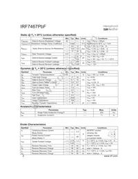 IRF7467TRPBF Datasheet Page 2