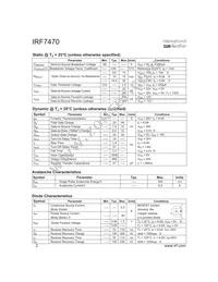 IRF7470TR Datasheet Page 2