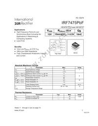 IRF7475TRPBF Cover