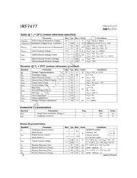 IRF7477TR Datasheet Page 2