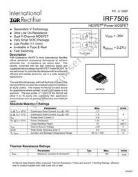 IRF7506TR Datasheet Cover