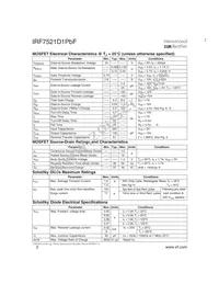IRF7521D1TRPBF Datasheet Page 2