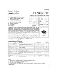 IRF7524D1TRPBF Datasheet Cover