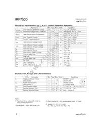 IRF7530TR Datasheet Page 2